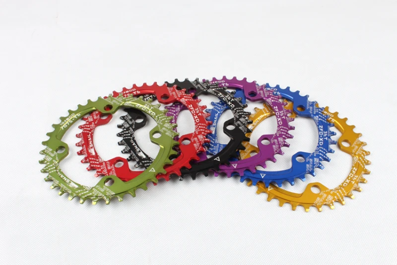 SNAIL 32T 34T 36T 38T Positive and negative tooth single plate mountain bike disc disk MTB bicycle crank sprocket (3)