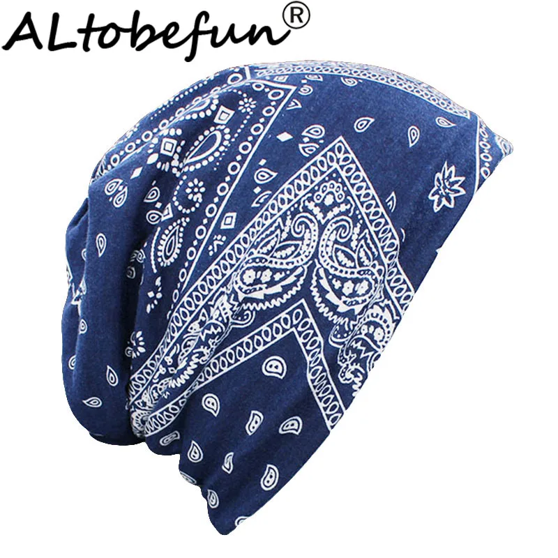 ALTOBEFUN брендовые осенние и зимние тонкие винтажные дизайнерские шапочки с черепами женские шапки двойного назначения для дам шарф маска для лица AHT117