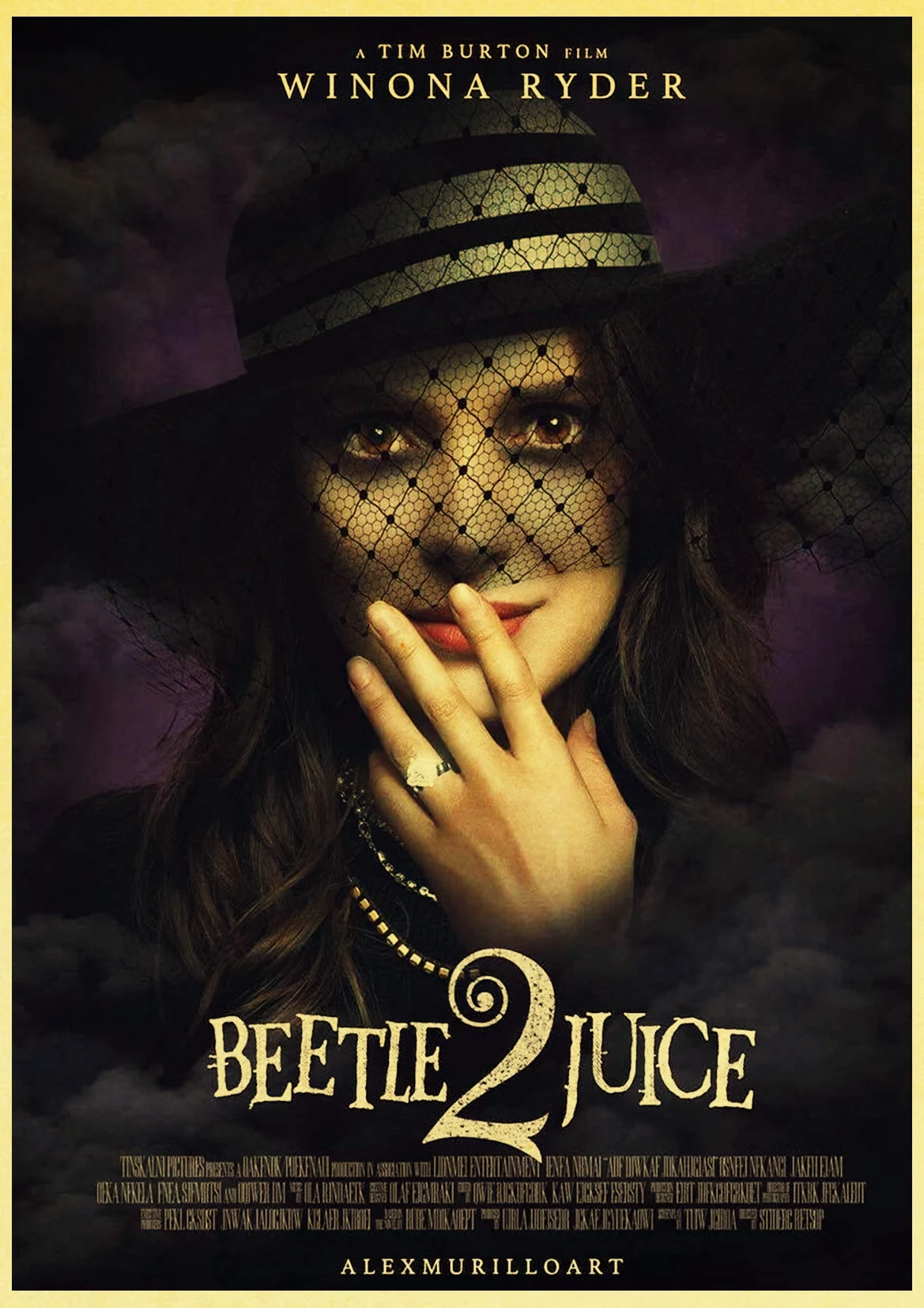 Фильм ужасов Beetlejuice Ретро плакат Стикеры из крафтовой бумаги украшение дома стикер на стену - Цвет: D153