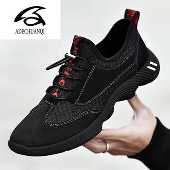 

New Brand Men's Shoes Breathable Mesh Men Casual Shoes Outdoor Comfortable Sneakers Fashion Flats Plus size 38-46