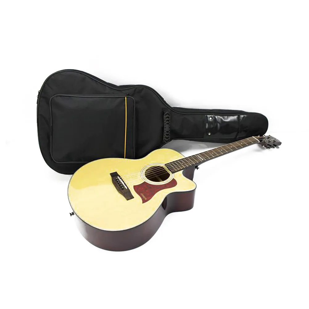 Лидер продаж 38-41 дюймов Классическая акустическая гитара сумка Высокое качество двойные ремни мягкий утолщаются чехол Гитары рюкзак AB@ W1