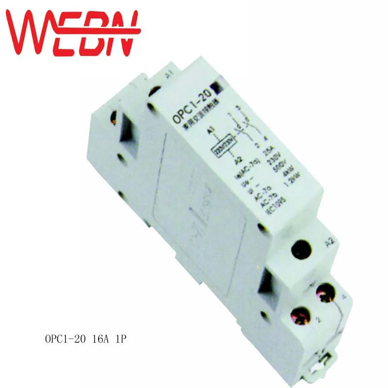 

AC Contactor OPC1-20 16A 1P
