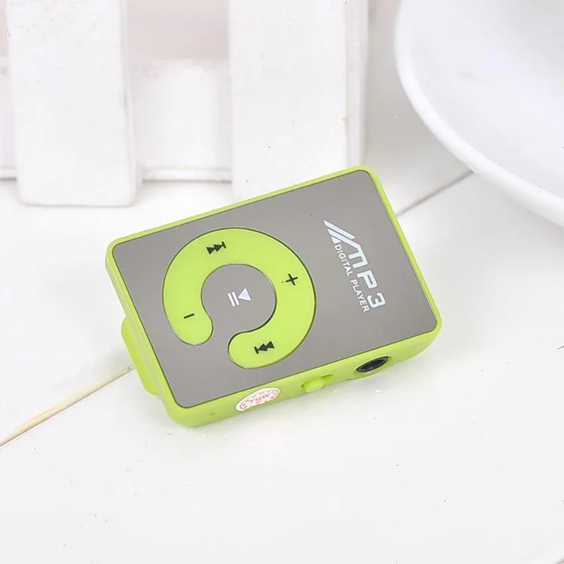 Спорт Mp3 плеер Мини Clip USB Цифровой Музыкальный Проигрыватель MP3 С micro sd/tf карта walkman