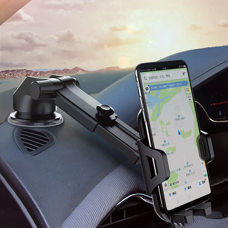  Car Mobile Phone Holder Stand Universal Long Arm Support for huawei honor 8x Xiaomi mi 9 redmi note