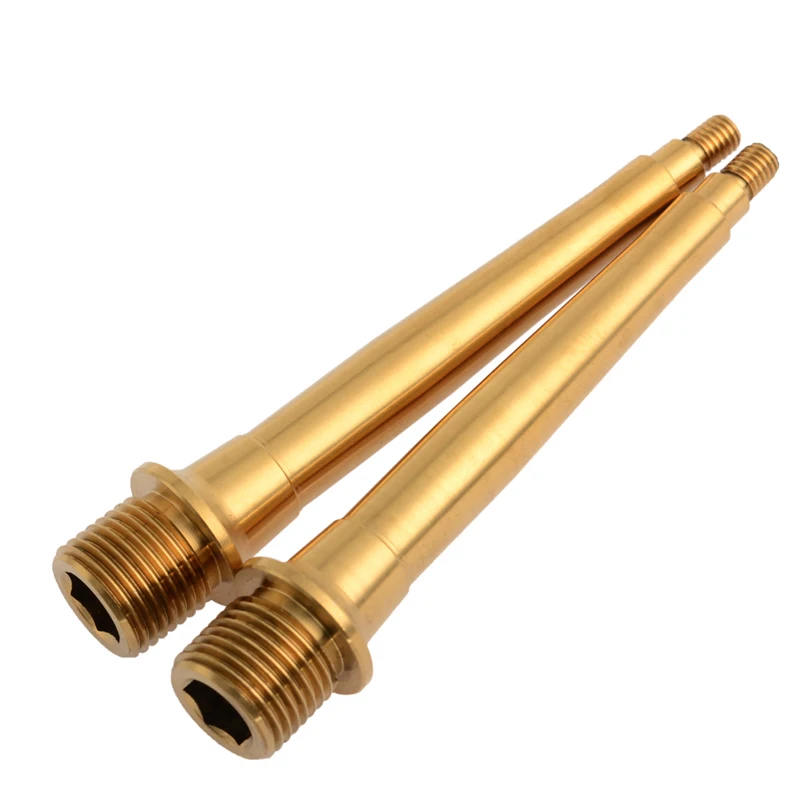 ФОТО ROCKBROS Titanium Ti Spindle Axles for Bicycle Pedal Spindle for Crank Brothers Egg Beater Candy 1/2/3/11 2 Colors