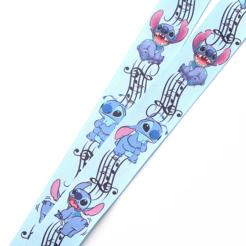 P2819 Dongmanli Alien Cute Stich бейдж со шнурком ID Lanyards/веревка для мобильного телефона/Key нашейные ремешки брелок для ключей