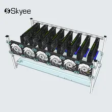 New Aluminum Open Air Mining Rig Frame Crypto Coin Case For 8 GPU ETH BTC Ethereum Computer Mining Case Frame Server Chassis
