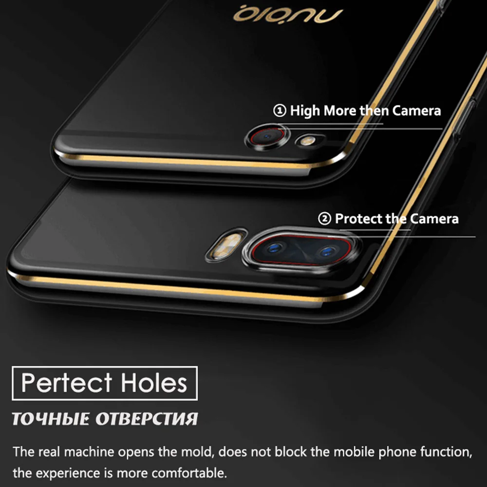 واضحة لوحة غطاء من السيليكون ل ZTE النوبة M2 TPU حالة ل ZTE النوبة Z17/Z17 لايت لينة حالة ل ZTE z11 البسيطة S/M2 لايت الغطاء الخلفي