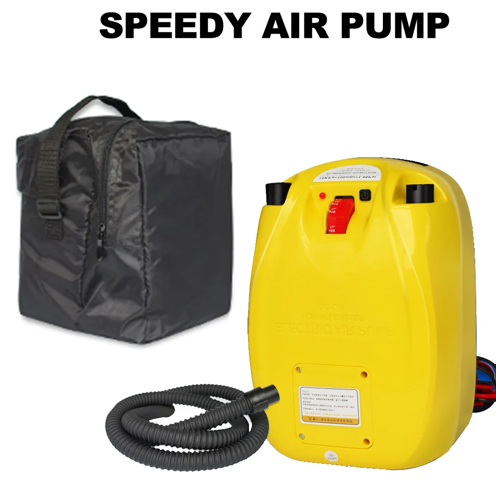

Portable High-Pressure Electric Air Pump 12v Electric Speedy Air Inflatable Fishing Boat