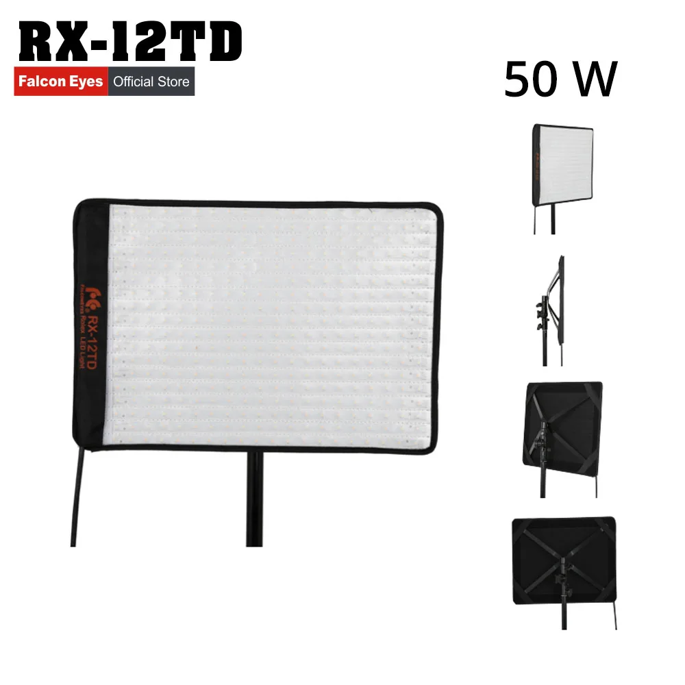 Falcon Eyes RX 12TD 50W 280pcs 3200 5600K водонепроницаемый фонарь для фотосъемки портативный