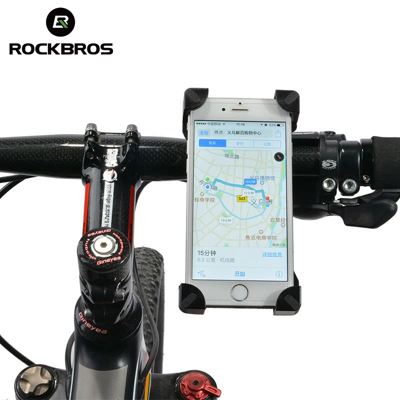 Универсальный держатель для телефона ROCKBROS iPhone Samsung Sony MTB велосипедные аксессуары