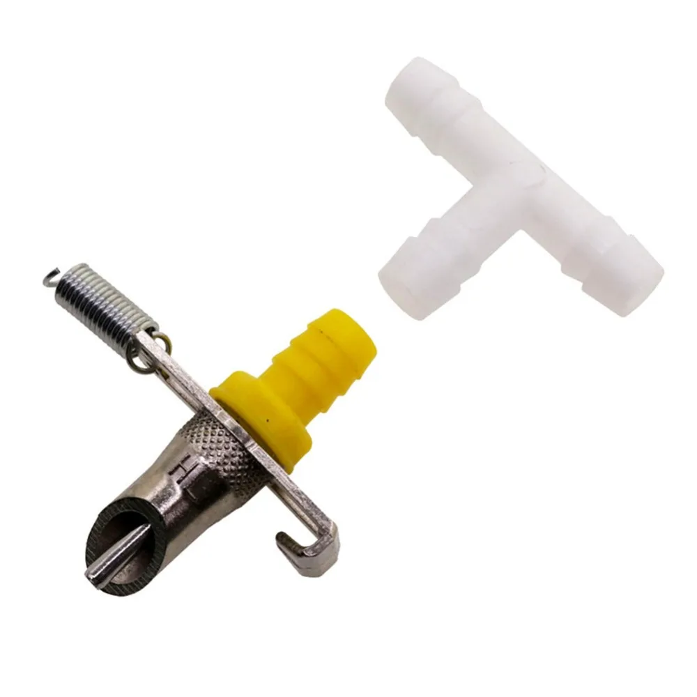 

50 pcs Yellow Pet Drinker Rabbit Nipple Drinking Water With Spring Plastic Tee Livestock Feeding Equipment Suitable For Cage