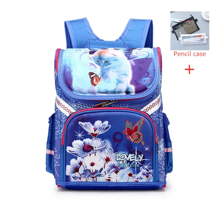 

New Kind of Girls'and Men's Bookbags Orthopaedic Bookbags Cat Butterfly Manway Bookbags Girls' Backpacks Moshira