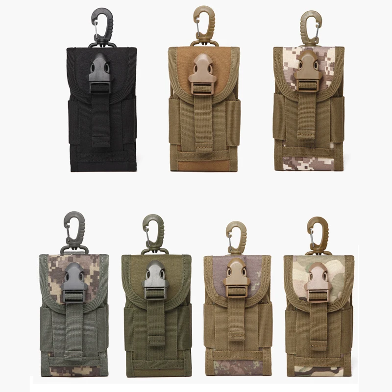 Мужская тактическая поясная сумка в стиле милитари Molle сотовый телефон охотничья