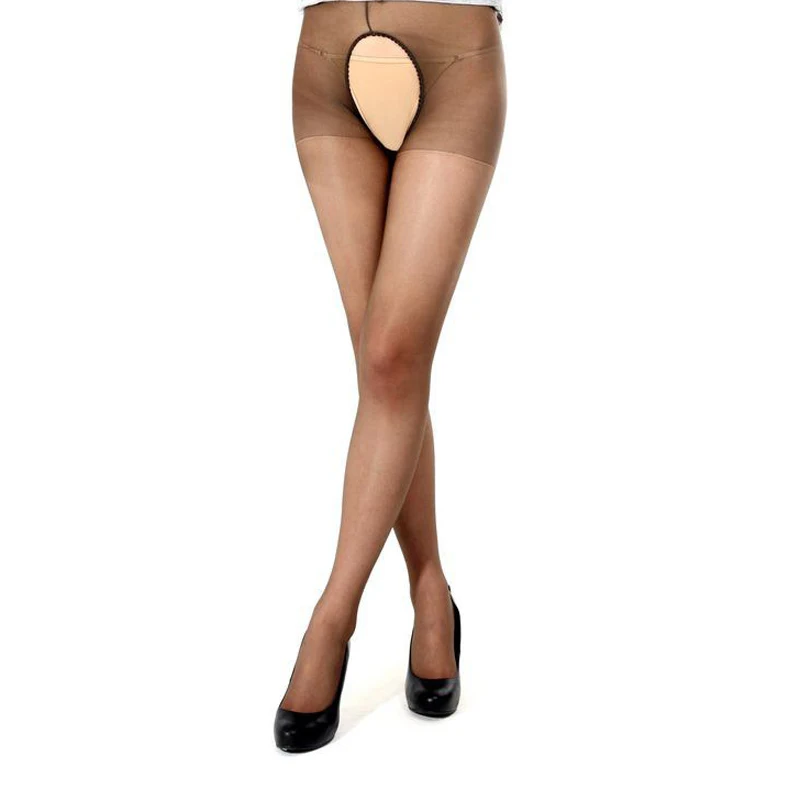 Лидер продаж, популярные трендовые летние ультратонкие женские сексуальные чулки с открытой промежностью, колготки CC9438