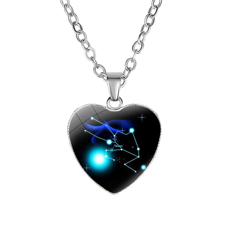 NIUYITID Twelve Constellation Necklaces & Pendants Zodiac Necklace For Women Girl Jewelry Neckless Valentine's Day Gift Love (3)