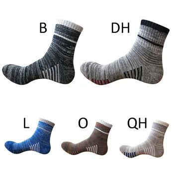 

2019 Brand New Autumn and winter new men's socks, soles, thickening, outdoor sports socks, hiking socks