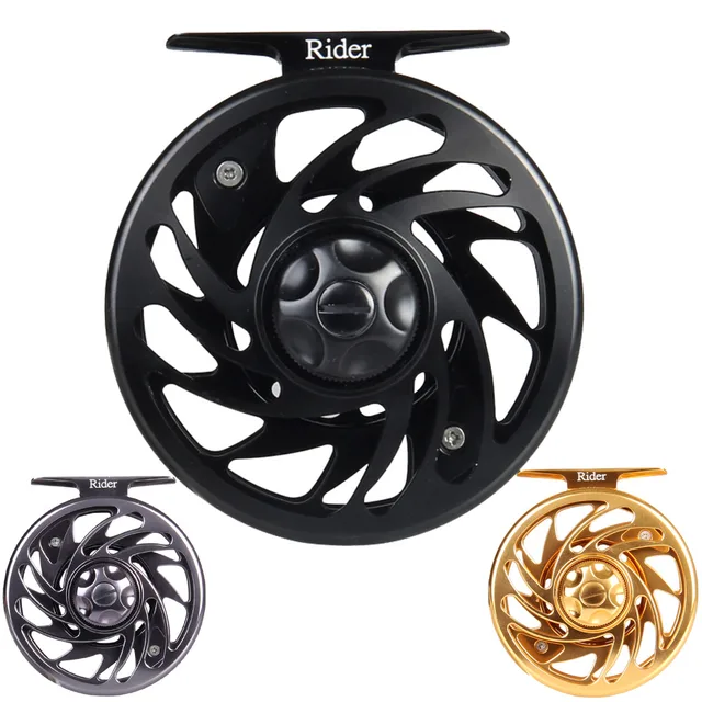 Best Offers Anglerdream Rider Series 9/10WT Fly Reel Large Arbor Aluminum Gold Gunsmoke Black Fly Fishing Reel Best Offers Anglerdream Rider Series 9/10WT Fly Reel Large Arbor Aluminum Gold Gunsmoke Black Fly Fishing Reel