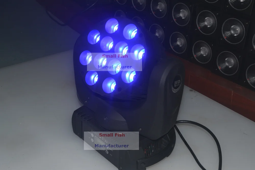 4 шт. супер компактный 12x12 Вт RGBW 4IN1 Moving Head луч света 200 Вт светодиодные лампы cree DMX 15 гл этап DJ лазерный светооборудование