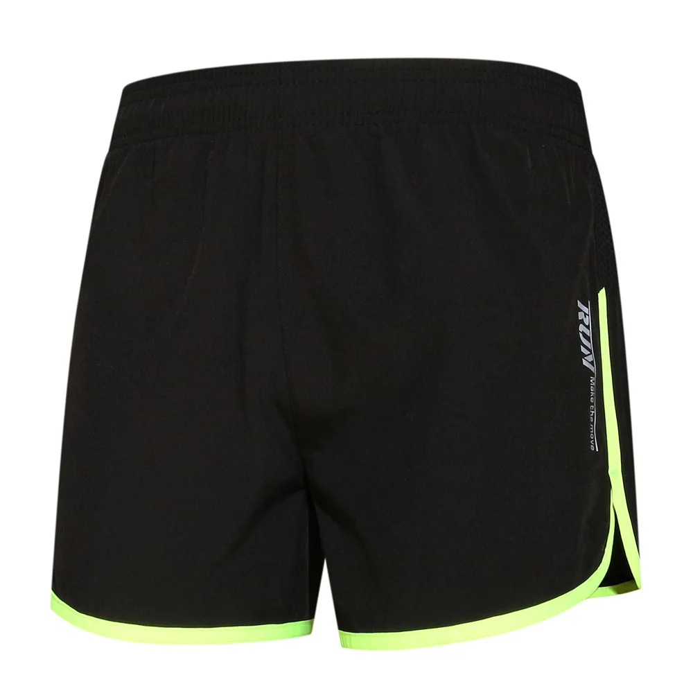 Новые спортивные мужские шорты для бега фитнес короткие черные быстросохнущие мужские спортивные тренировочная спортивная одежда большие размеры спортивные шорты - Цвет: Зеленый