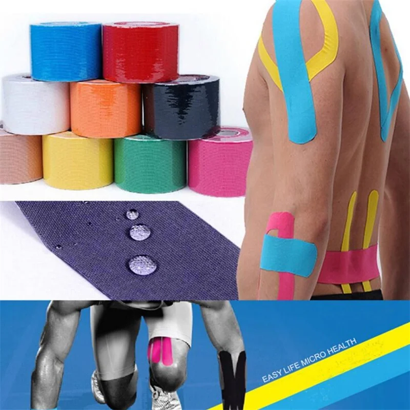 1 Roll 5mx5cm Sports Taping Kinesio Sports Physio Muscle Strain Injury