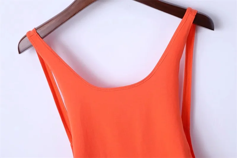 green bodysuit Women Vest Body With Scoop Back Sexy Deep Scoop neckline and back Bodysuits cut out bodysuit