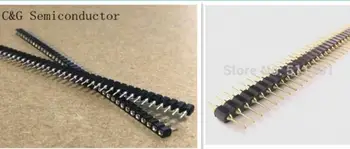 

5pair 1x40 Pin 1*40 2.54 Round Female & Male Pin Header connector