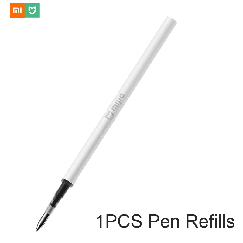 Xiaomi Mijia Sign Pens 9,5 мм ручки для подписей PREMEC гладкая швейцарская заправка MiKuni японские чернила добавить Mijia ручки черный Заправка - Цвет: original pen Refills