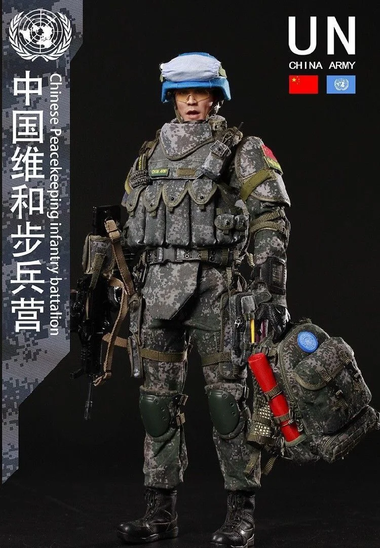 1/6 FLAGSET FS-73016 Soldier Chinese Peacekeeping Infantry Battalion Figure Toys 1/6 FLAGSET FS-73016 Soldier Chinese Peacekeeping Infantry Battalion Figure Toys