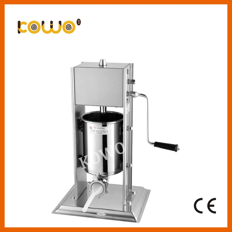 

High quality stainless steel vertical manual sausage filler sausage stuffer sausage making machine ham making machine 3L