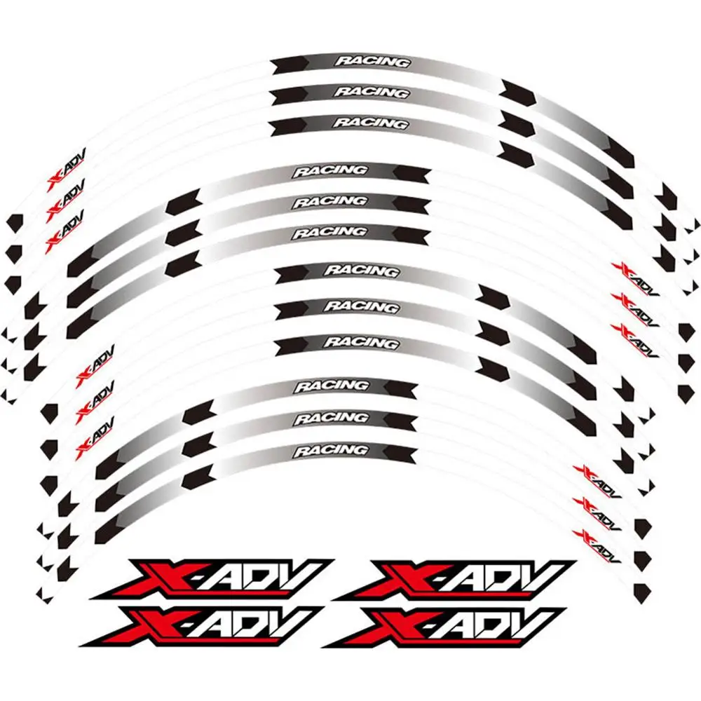 Обода колеса полосатые наклейки для HONDA X-ADV XADV 750