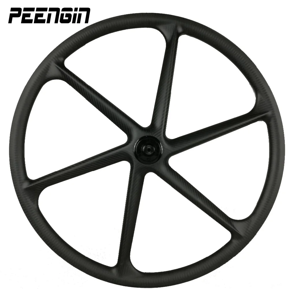 Sale 29er carbon 3k/UD/3K twill weave 6 spoke wheel mountain bike six spoke wheelset 27.5 inch MTB bicycle part 26er 650B boost wheel 6