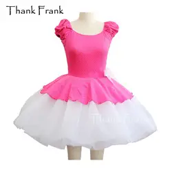 Новинка; балетное платье-пачка с пышными рукавами для девочек; блестящий танцевальный костюм для женщин; C431
