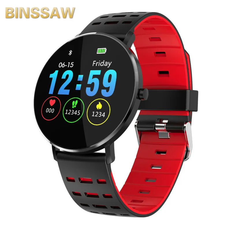 

BINSSAW 2019 L6 Smart Watch Waterproof Android Smart Watch Bluetooth Wristband Heart Rate Pedometer Swimming Ip68 Call Reminder