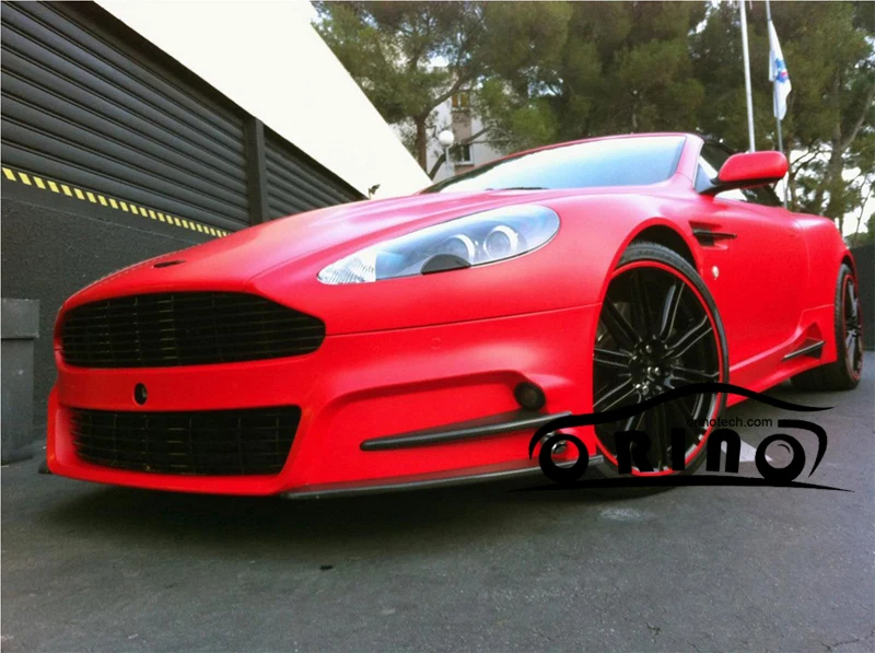 Matte Red Vinyl Wrap-11