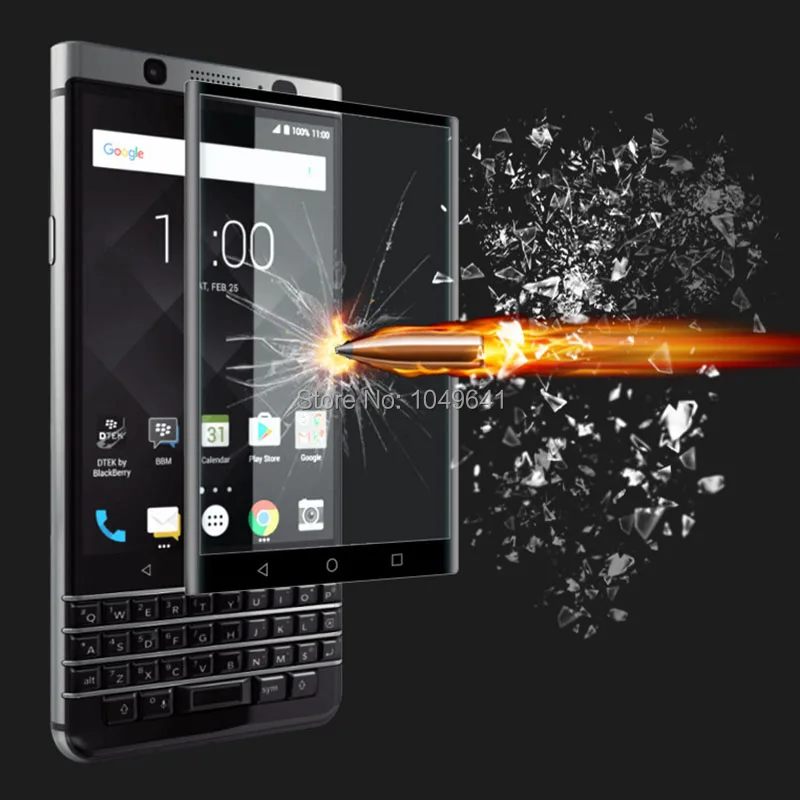 

3D Screen Protector for Blackberry Keyone Mercury DTEK70 Tempered Glass LCD Guard High Quality Full Screen Cover 9H Hardness
