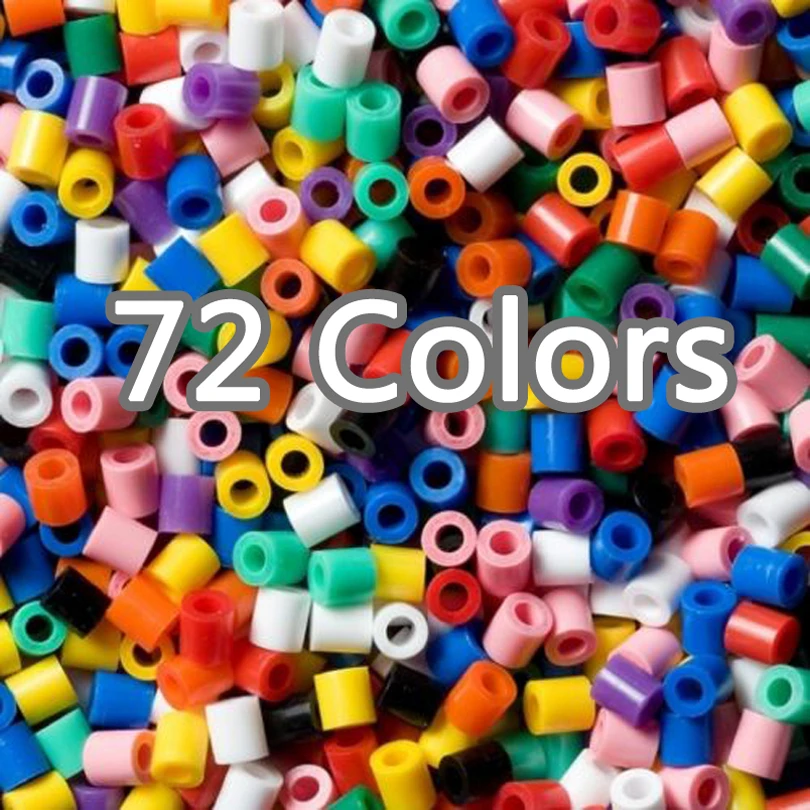 Abbyfrank-Mixed-Colors-500g-8500pcs-5MM-EVA-Perler-Beads-48-Colors-Hama-Beads-Template-For-Children