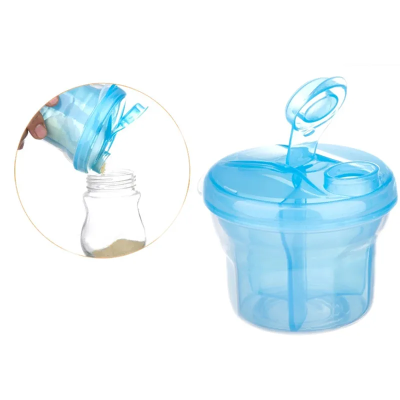 Jual Portabel Bayi Susu Kotak Penyimpanan Bubuk Formula Dispenser Wadah Makanan Makan rotasi untuk Kid Balita