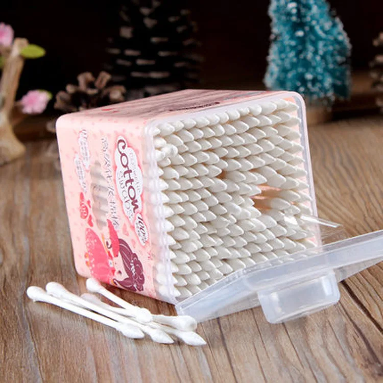 200pcs/Lot Cotton Swabs Cotton Stick Makeup Tools Double head Clean