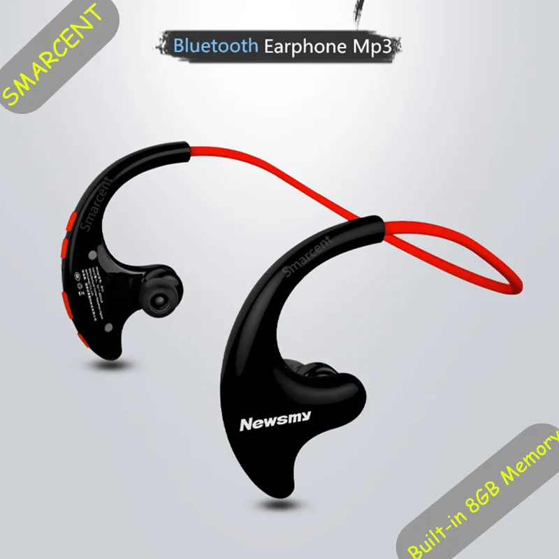 Стерео гарнитура SMARCENT Hifi с поддержкой Bluetooth 4 2 8 Гб памяти|headset wireless headphones|bluetooth headset