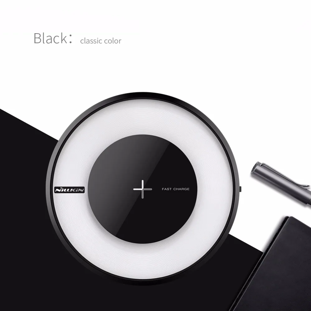 

Nilkin for iPhone X 8 Plus Wireless Charger NILLKIN Magic Disk 4 Fast QI Wireless Charging Pad for Samsung S9 S8 Plus S7 Note 8