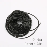 Спиральная оберточная лента SWB-04 диаметром 4 мм около 21,5 М Длина черный кабель-каналы кабель рукава обмотки трубы спираль упаковка - изображение