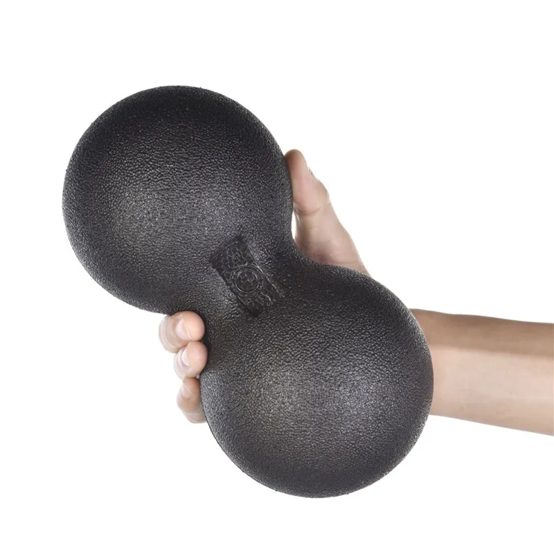 12 см 24 см epp Массажный мяч Фитнес арахисовое мяч Crossfit терапии домашний спортзал Relax Упражнение черный Лакросс мяч Йога