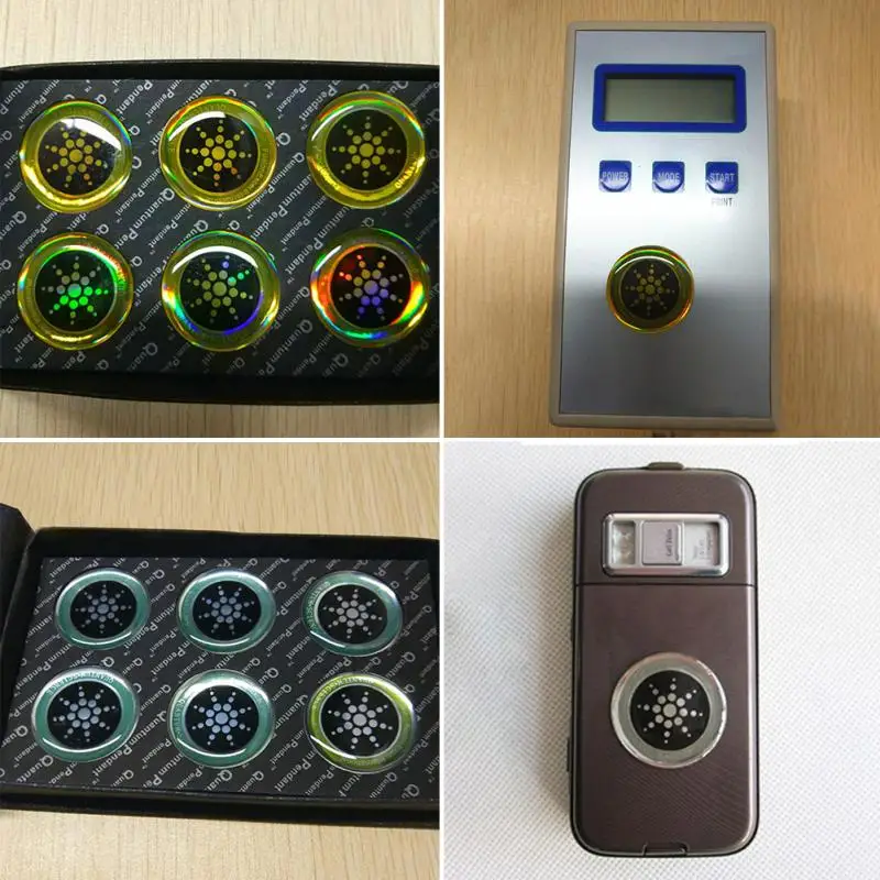

6pcs/lot Anti Radiation Phone Sticker Phone Power Conservation Backing Anion Energy Round for Phones IPAD Tablets