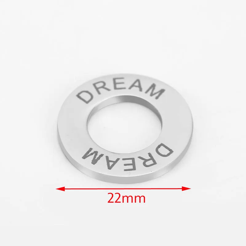 304 нержавеющая сталь мечта круглая шайба Шарм соединитель браслет Подвеска шармы 22 мм