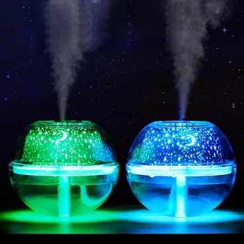 

Mini Crystal Humidifier,Crystal Humidifier with Night Lamp USB Charger Mini Humidifier Mute Large Capacity Ultrasonic