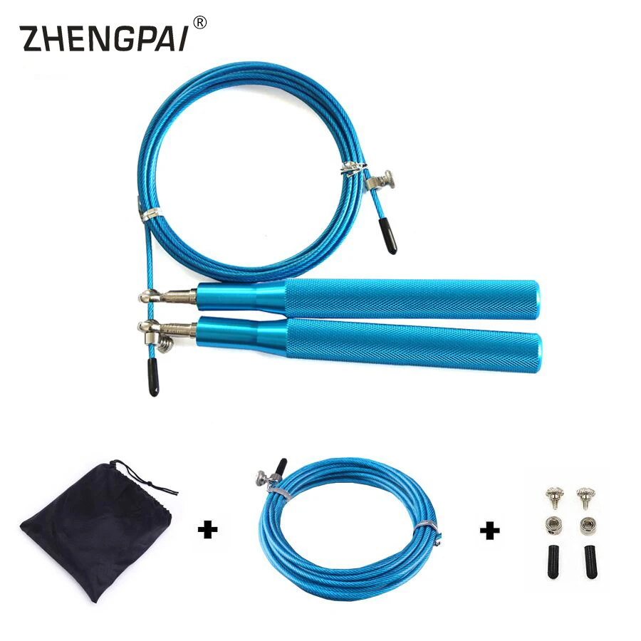 ZHENGPAI Crossfit Speed Jump Rope Gym Professional Skipping Rope For