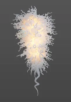 

Contemporary White Hand Blown Glass Chandelier Wholesale Price AC 110/220v LED Chandelier