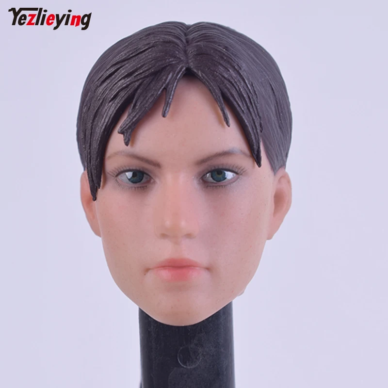 

1/6 Scale Female Accessories Head Carving Sculpt Resident Evil Jill Golden Hair Fit 12 Inch HT Phicen Body Figure hot toys Doll