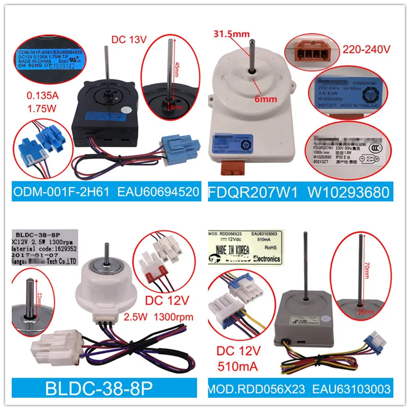

ODM-001F-2H61 EAU60694520/ODM-001F-2F23 EAU60694508/MOD.RDD056X23 EAU63103003/MOD.RDD056X22 EAU63103002/FDQR207W1/BLDC-38-8P